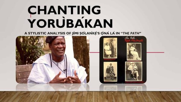 A Stylistic Analysis of Jími Ṣólańkẹ́’s Ọ̀nà Là In “The Path”