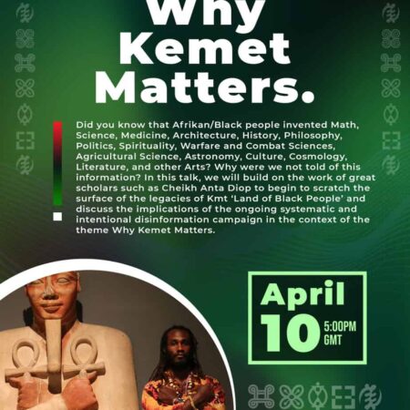 10. SSS Video Recording + Slides: Why Kemet Matters