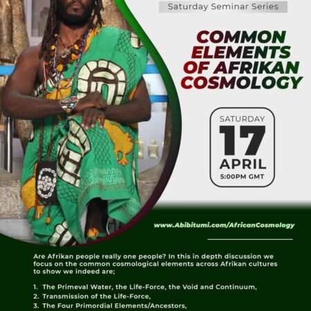 11. SSS Video Recording + Slides: Common Elements of Afrikan Cosmology