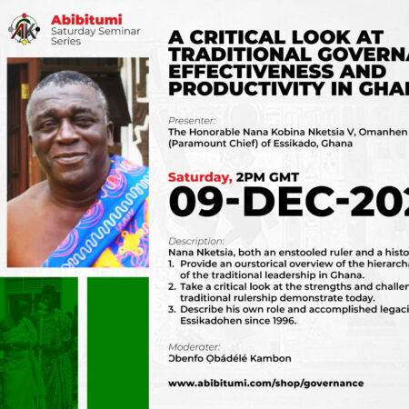 Video Recording SSS #66: A Critical Look at Traditional Governance Effectiveness and Productivity in Ghana