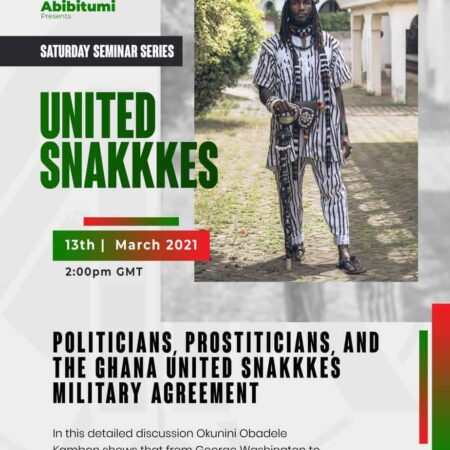 6. SSS Video Recording + Slides: Politicians, Prostiticians, and The Ghana united snakkkes Military Base Agreement