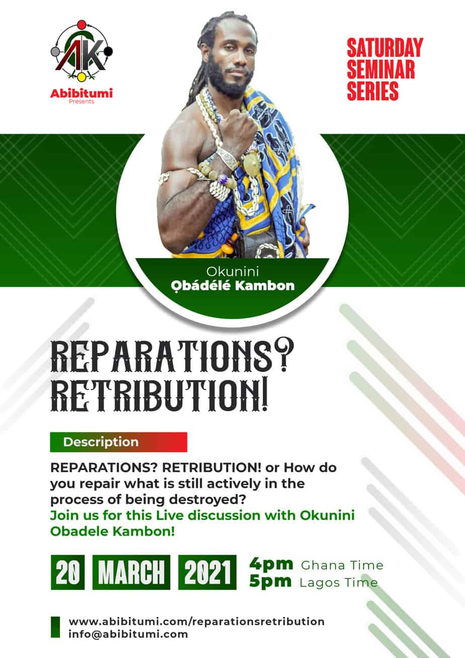 7. SSS Video Recording + Slides: REPARATIONS? RETRIBUTION! Or how do you repair what is actively in the process of being destroyed?
