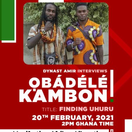 3. SSS Video Recording + Slides: Dynast Amir interviews Okunini Ọbádélé Kambon on Repatriation and Afrikan Liberation