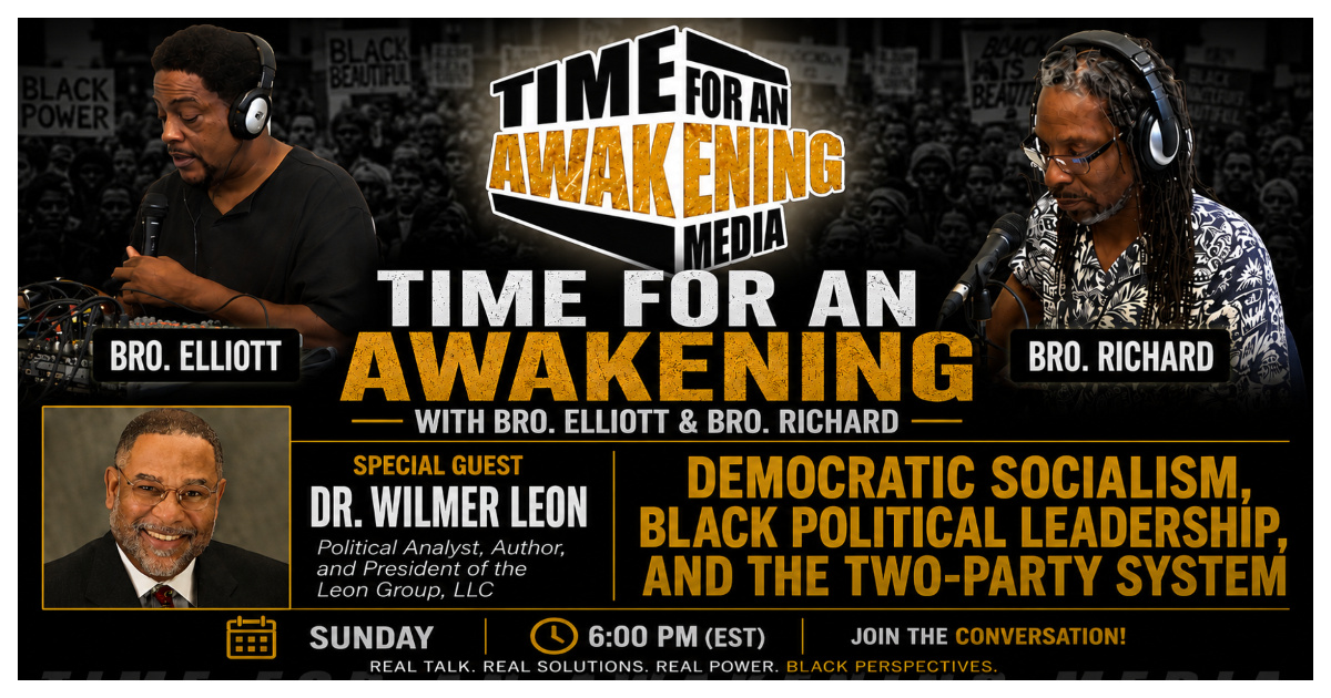 “Time for an Awakening” with Bro. Elliott, Sunday, 7/12/2026, 6:00 PM (EST)