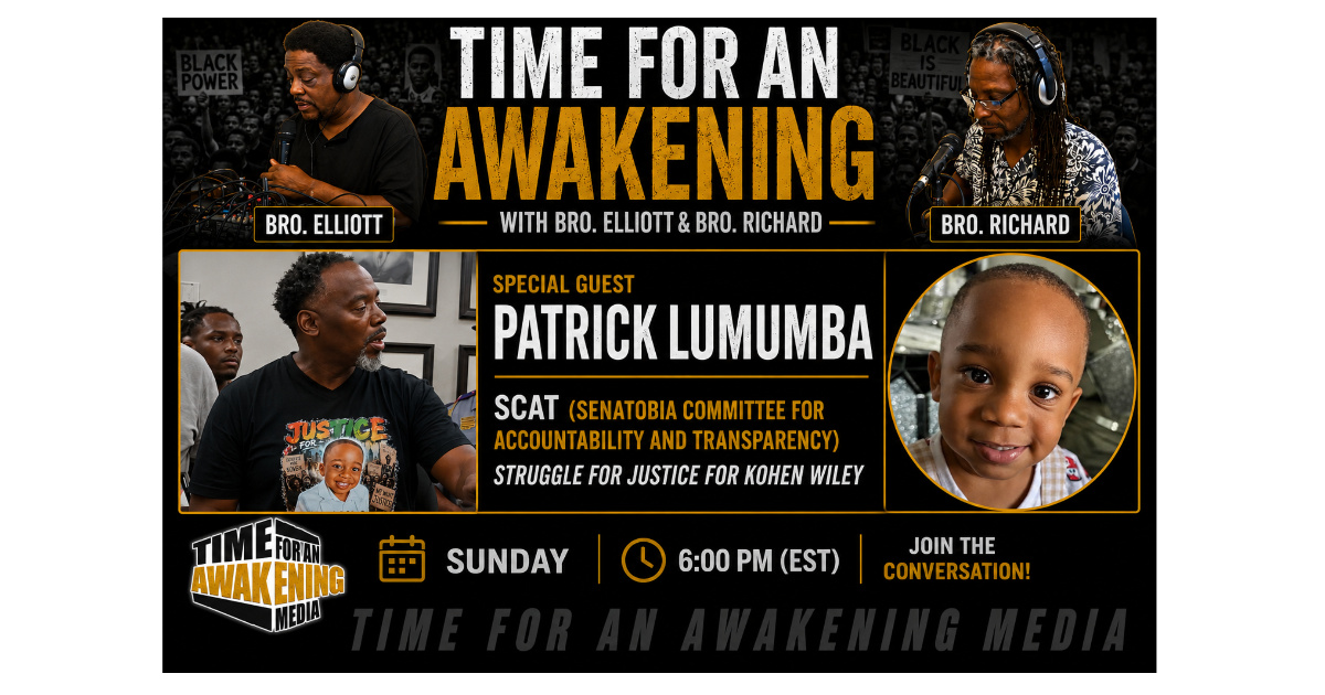 “Time for an Awakening” with Bro. Elliott, Sunday 7-19-26, Open Forum Sunday Edition